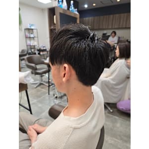 メンズカット/パーマ/グレイカラー/鎌取駅/韓国風/白髪染め