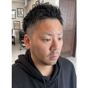 ロンドンスパイキーショート【大宮/バーバー】