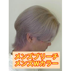 メンズカット/初ブリーチ/ダブルカラー韓国ヘアハイトーン