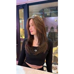 透明感カラー×レイヤーカット