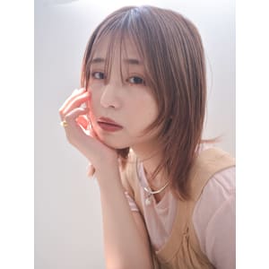 【tetote門戸厄神】スモーキーピンク ニュアンスカラー