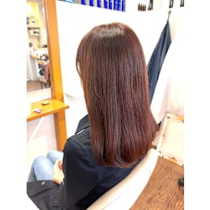 【オータムカラー】ブリーチなしのオレンジ