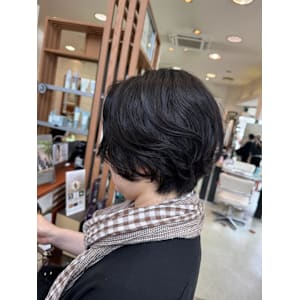 ショートボブ×ラフパーマ/Ju