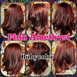 サファイアカラー、ルビーカラー、アメジストカラーが可愛いです