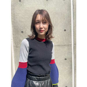 【福岡警固赤坂】20代30代40代ボブ/白髪ぼかし/ベージュ