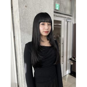 ロングレイヤー × パールグレー