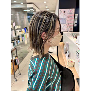 【ユキ】地毛ハイライトカラー