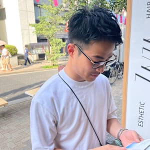 ツーブロショート