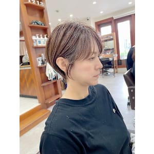 ハンサムショート/ヘルシースタイル/20代30代40代