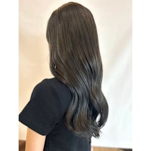 【MICHI 富田店　西村 亜矢】 水素カラー ロング 艶髪