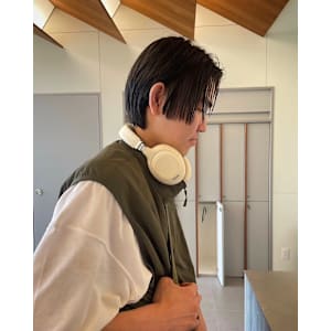 ベリーショート/ダークアッシュ/ニュアンスパーマ/栄/久屋