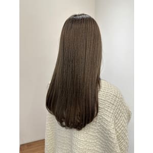 池袋　透明感カラー 髪質改善  オリーブブラウン♪