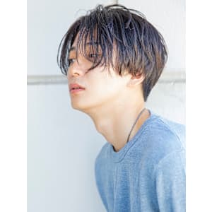 【小久保style】韓国マッシュツーブロックツイストウルフ