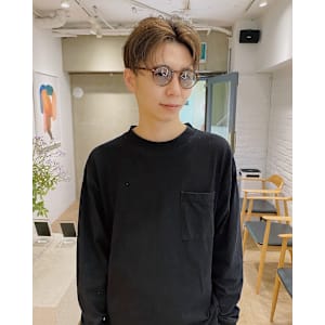 ベリーショート/ダークアッシュ/ニュアンスパーマ/栄/久屋