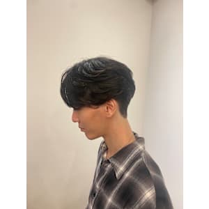 池袋/メンズ/眉カット/ヘッドスパ/センターパート