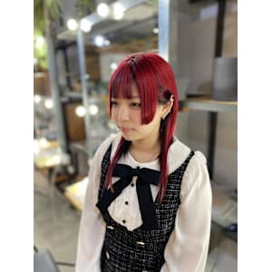 派手髪デザインカラー