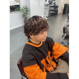 ウルフパーマ/メンズウルフ/ショートウルフ