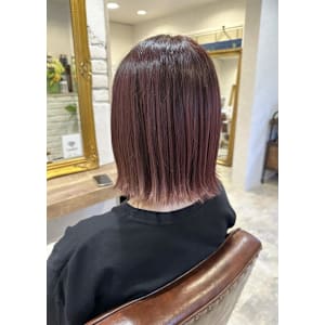 【MAGIC 米重】肩上切りっぱなしボブ