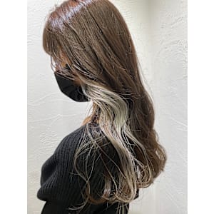 インナーカラー/ゆるふわ/透明感カラー/イルミナカラー/池袋