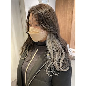 インナーカラー/ゆるふわ/透明感カラー/イルミナカラー/池袋