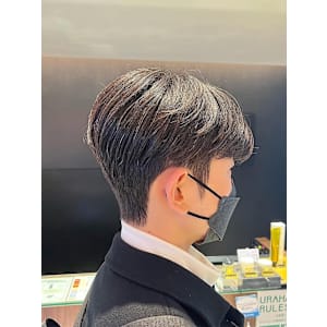 【韓国へア】 メンズパーマ ダウンパーマ カルマヘア 