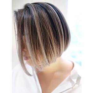 ハイライトグラデーションボブ_ba283541