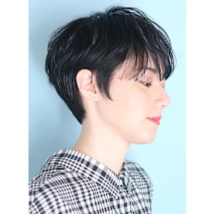 40代50代小顔前髪イメチェンアンブレラカラーショート - INCEPTION  GINZA 銀座【インセプション】掲載中