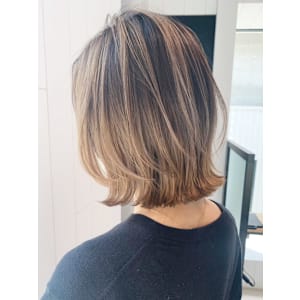 ハイライトグラデーションボブ_ba395422