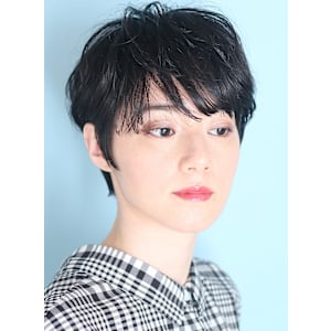 40代50代小顔前髪イメチェンアンブレラカラーショート - INCEPTION  GINZA 銀座【インセプション】掲載中