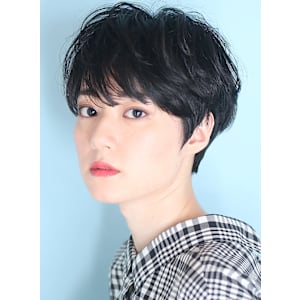 40代50代小顔前髪イメチェンアンブレラカラーショート - INCEPTION  GINZA 銀座【インセプション】掲載中