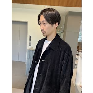 ベリーショート/ダークアッシュ/ニュアンスパーマ/栄/久屋