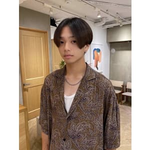 ベリーショート/ダークアッシュ/ニュアンスパーマ/栄/久屋