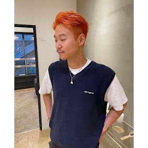 ベリーショート/ダークアッシュ/ニュアンスパーマ/栄/久屋