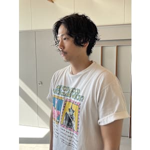 ベリーショート/ダークアッシュ/ニュアンスパーマ/栄/久屋