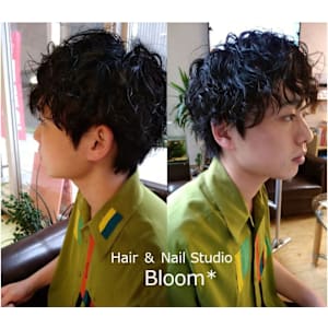 メンズスパイラルパーマ