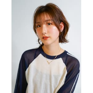 ★くびレイヤーエモージュエアリーロング美髪ピンクブラウン