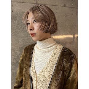 ホワイトブロンド/ホワイトベージュ_下北沢