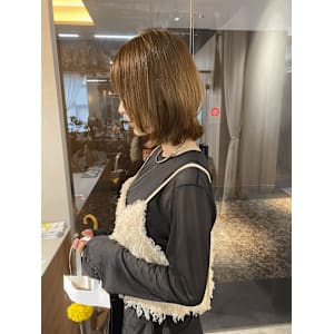 《花屋併設》大人可愛いくびれヘアオリーブグレージュ