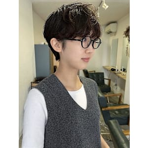 ニュアンスパーマ/ナチュラルパーマ/ショート__下北沢