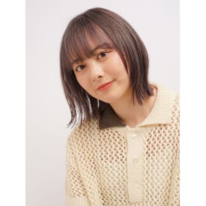 ★くびれ外ハネミディ◎前髪あり