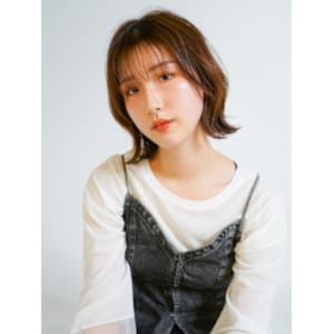 ★20代30代◎ケアカラーエアリーセミディ美髪レイヤー