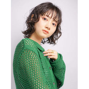 ★ボブパーマ＋シースルーバング