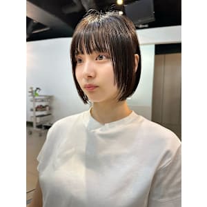 ★20代30代ナチュラルボブ／お洒落さん必見