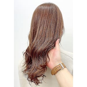 ★20代30代ミディアムやわらかニュアンスなオレンジベージュ