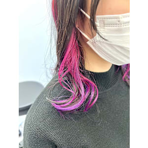 ☆10代20代/お洒落インナーカラー／イヤリングカラー