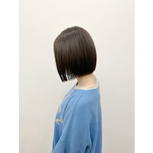 ★20代30代ぱつっとボブフルバングイメチェン