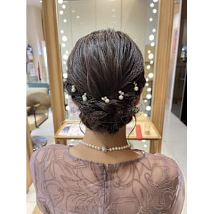 ［なつな］お呼ばれヘア/シニョン