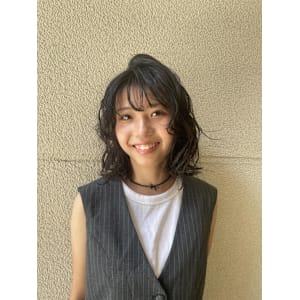 ニュアンスパーマ/レイヤーカット/ボブパーマ