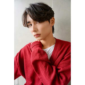 毛流れセンターパート