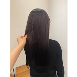 カラー/ワインレッド/暖色カラー/秋カラー/髪質改善